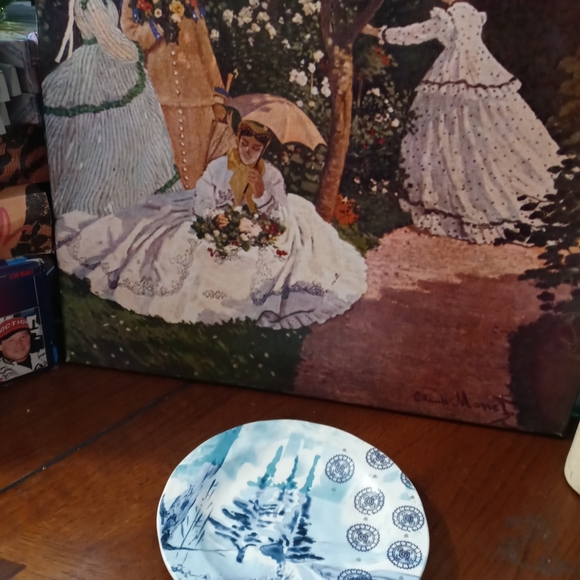 Anthropologie By Transferware 3 dessert 🍎Plates,Size 6.5" Art Plates,Nice Gift. - Picture 8 of 11